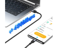 USAMS Kabel USB na USB-C 3A 1,2m Fast Charging stalowy 30 szt, - 1569008 - zdjęcie 10